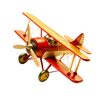 Red airplane