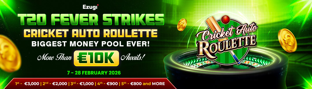 T20 World cup - Ezugi - Cricket Auto Roulette
