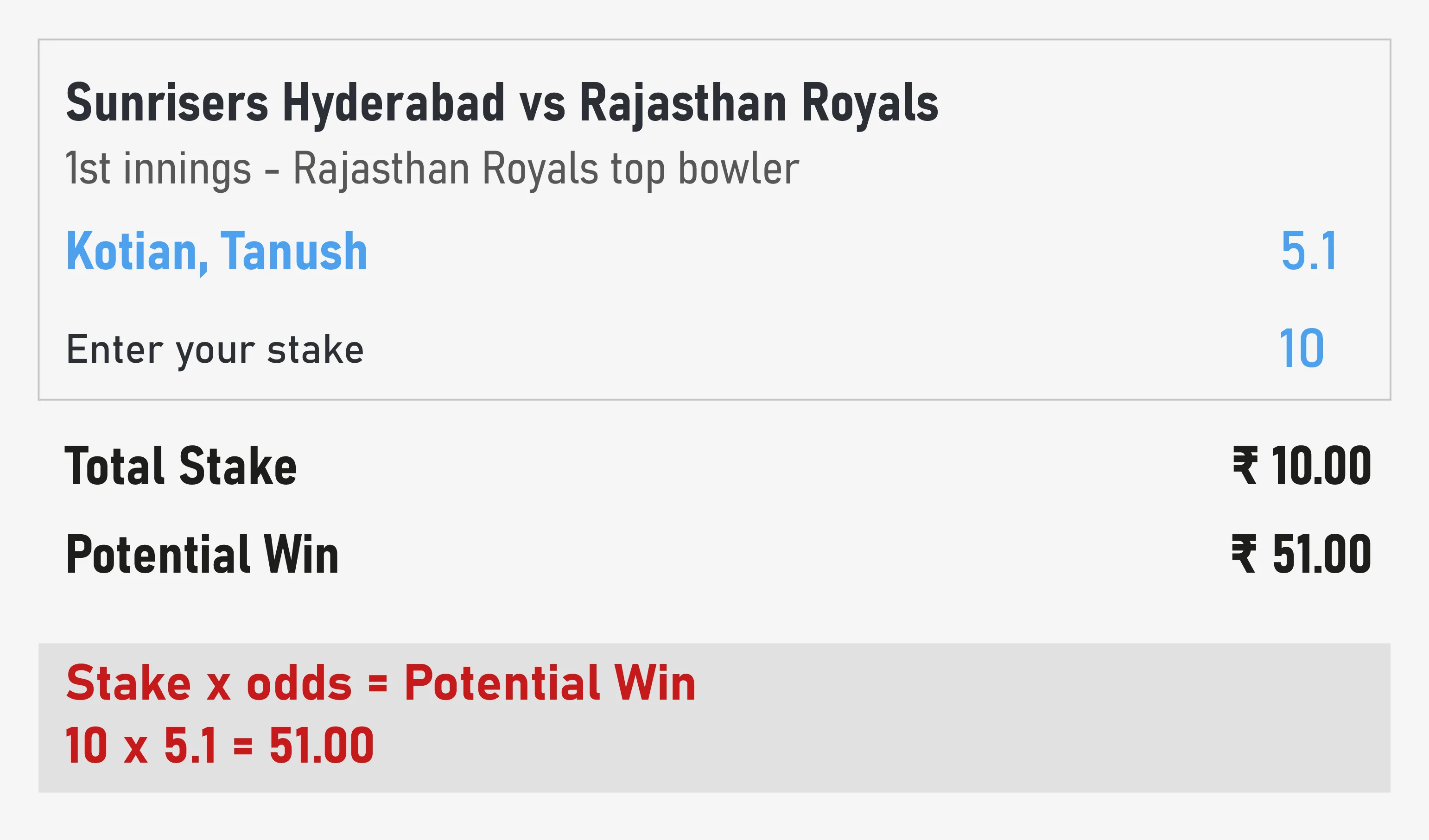 Potential Wins